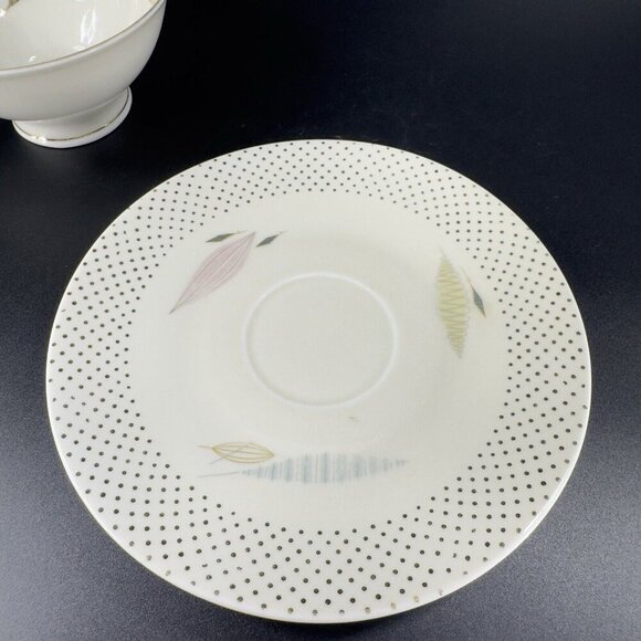 Antique Zeh Scherzer Bavaria Porcelain Teacup And Saucer Set Germany Vintage - Picture 6 of 14